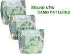 COCOYO small size male dog wraps showing the breathable camo pattern material