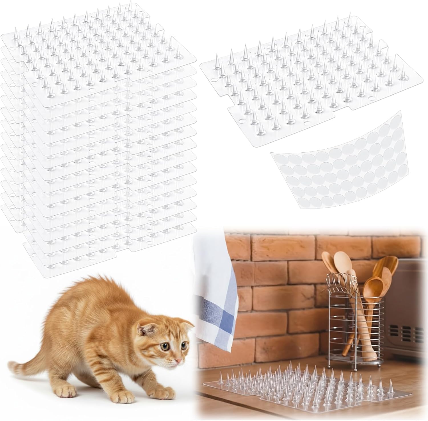 Teyva Daily cat deterrent mat 15 pack front view for pet training