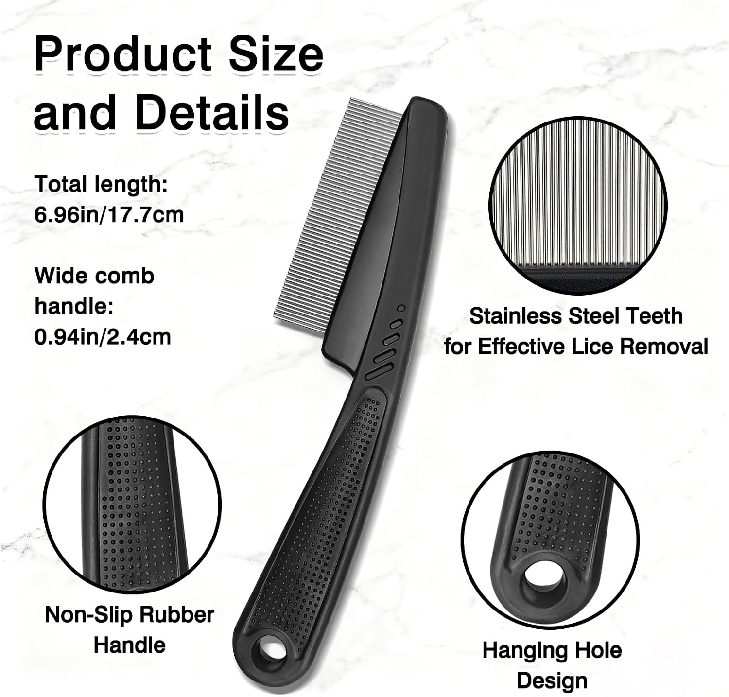 Attkryy grooming tool set showing ergonomic handle detail