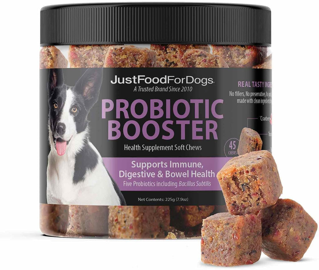 JustFoodForDogs Skin & Allergy Supplement for Dogs, Human Grade Dog Supplements, Skin & Coat Support, Multivitamin Soft Chews, Omega 3 Oil, Superfood Blend, Plant Based Dog Vitamins - 45 Count - Image 12