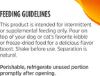 Nulo chicken bone broth pouch detail and serving suggestion