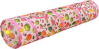 Andiker Cat Tunnel for Indoor Cats, 45" Long Rainbow Collapsible Kitten Tube with a Fun Ball and 2 Holes Cat Play Tunnel, Rabbit Tunnel for Kittens Exercising Hiding Training and Running(Colorful) - Image 9
