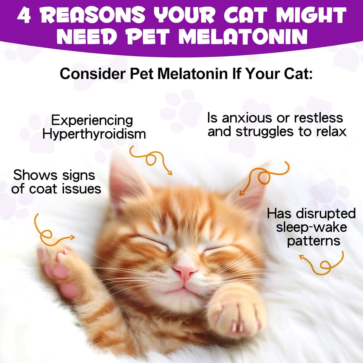 Asusxcli soothing dietary supplement for kittens and senior cats