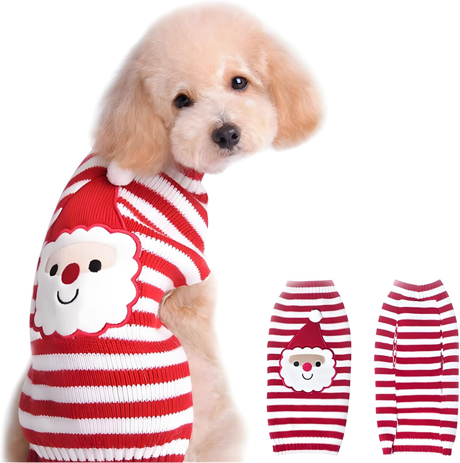 NACOCO Dog Snow Sweater - Snowman Holiday Pet Clothes for Small Dogs and Cats - Christmas Xmas New Year (Snowman, M) - Image 15