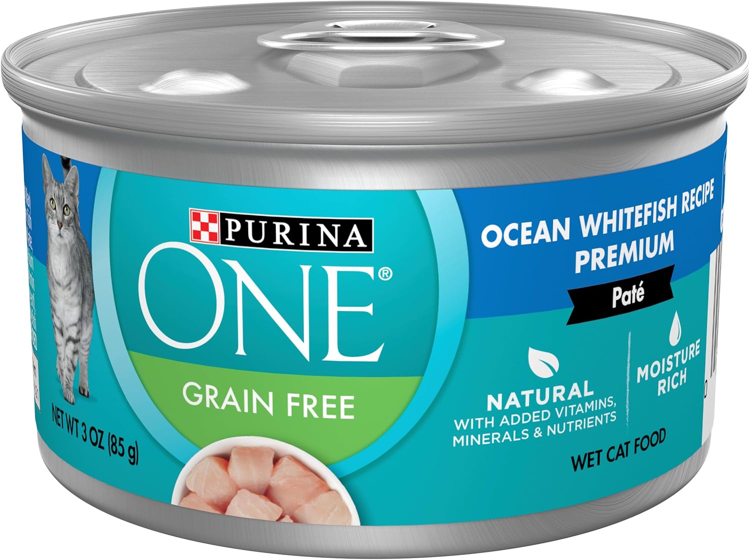 Purina ONE High Protein, Grain Free Pate Wet Cat Food Variety Pack, Grain Free Formula - (Pack of 24) 3 oz. Cans - Image 15