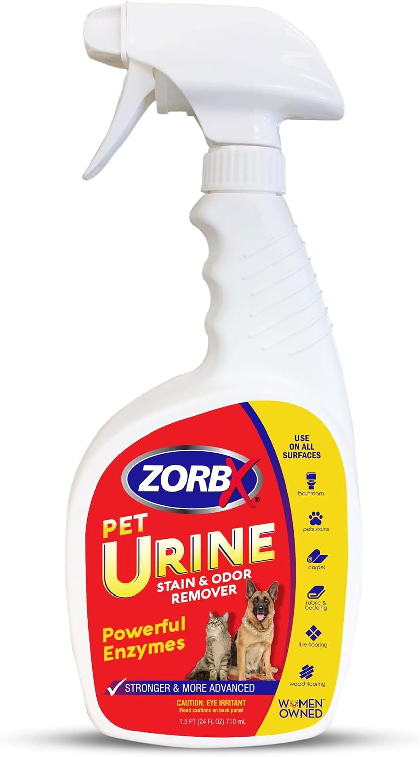 ZORBX Pet Stain and Odor Remover 128 FL Oz - Dual Action Pet Odor Solution for Carpet, Furniture, Dog & Cat Urine - Image 9