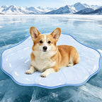 RIOGOO Dog Cooling Mat,Washable Cool Mat for Dogs,Self Cooling Pads for Dogs Cats,Cool Fabric & Internal Cooling Pad (Large, Seashell Style) - Image 9