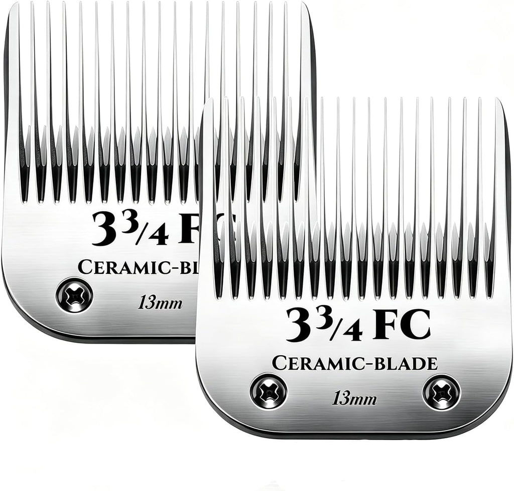 Dog Grooming Replacement Blades Compatible with Andis Dog Clipper, Dog Clipper Blades Compatible with Oster A5,Wahl KM-10 Series Dog Clipper,7FC Blades (3.2mm) - Image 13