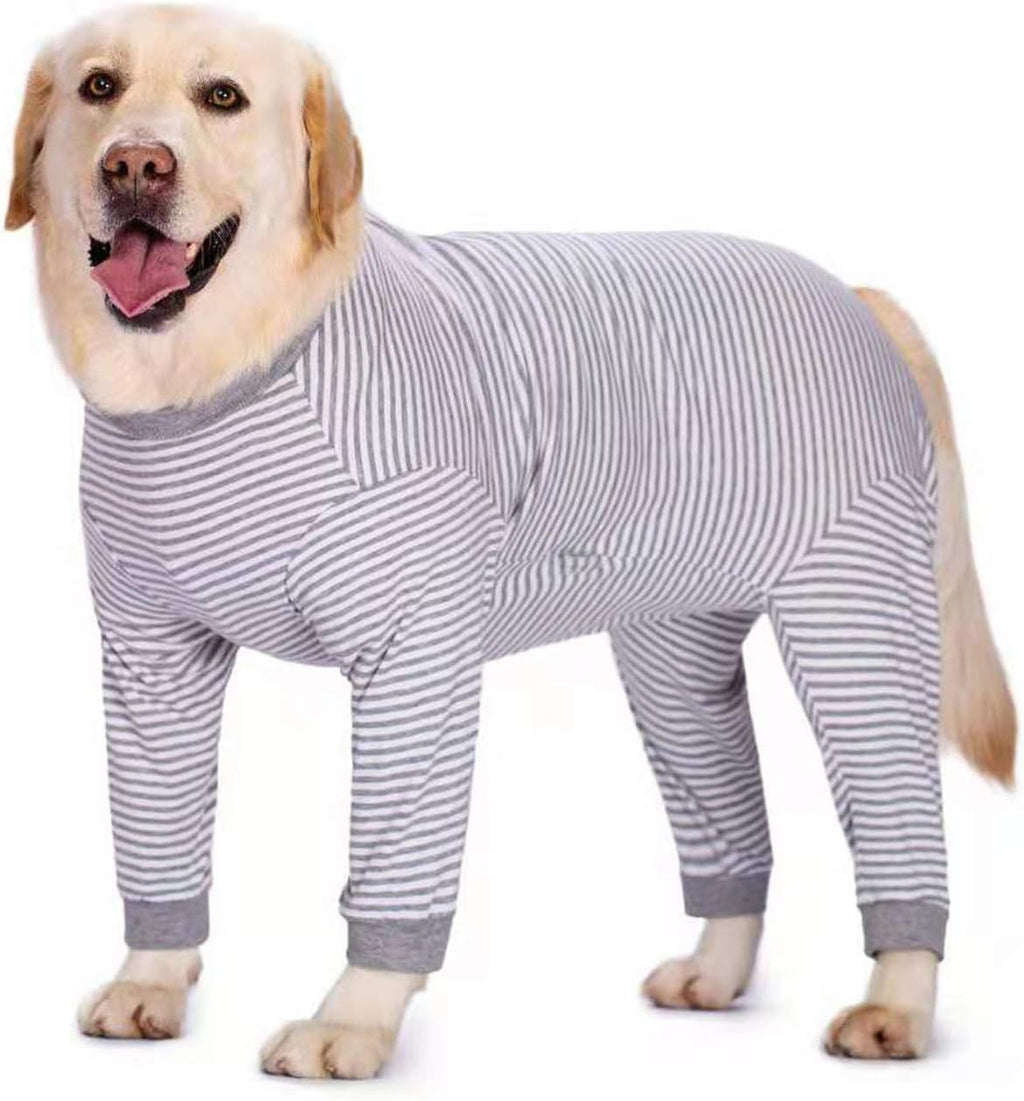 Yeapeeto Dog Onesie Surgery Recovery Suit for Large Medium Bodysuit Dogs Pajamas PJS Full Body for Shedding, Prevent Licking, Wound Protection, Cone Alternative (2XL, Pink) - Image 9