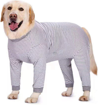 Yeapeeto Dog Onesie Surgery Recovery Suit for Large Medium Bodysuit Dogs Pajamas PJS Full Body for Shedding, Prevent Licking, Wound Protection, Cone Alternative (2XL, Pink) - Image 9