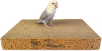 Agape bird cardboard platform packaged and ready for cage installation.