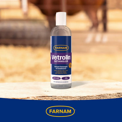 Farnam Vetrolin Instant Detangler and Conditioner for Horse Manes and Tails, 12 Oz - Image 11