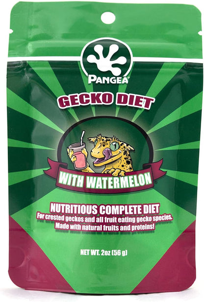 Pangea complete gecko diet watermelon 2 ounce pouch front view