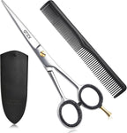 GTEX professional hair cutting scissors kit front view featuring 6.5 inch premium stainless steel shears.