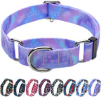Hikiko Martingale Collar for Dogs with No Buckle Floral Daisy Dog Collars Soft Nylon No Pull Dog Collar for Large Dogs,Green Flower,L - Image 15