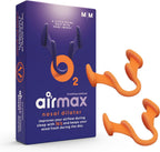 Airmax Nasal Dilator Medium Orange front view for snoring relief.