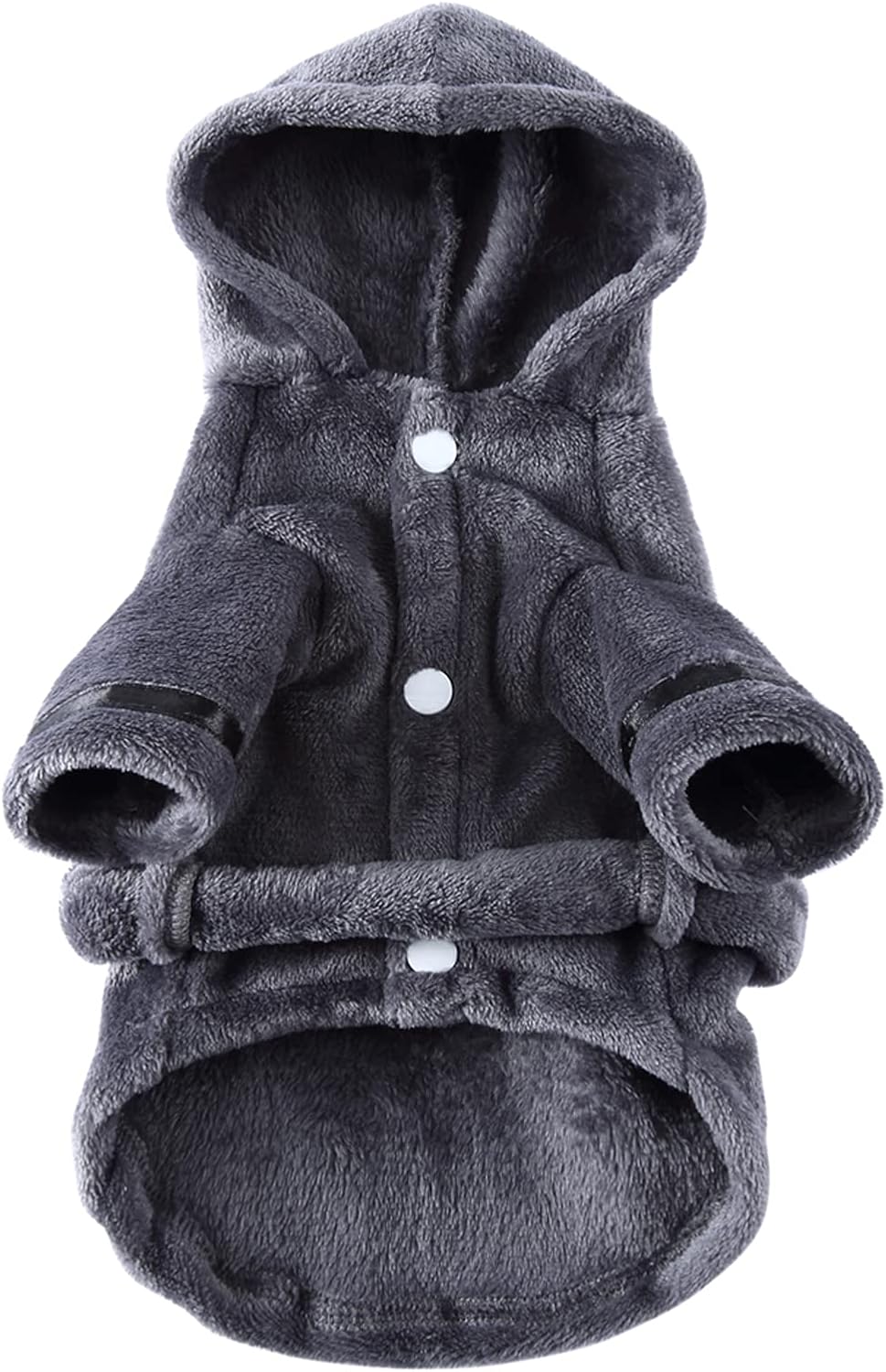 Petyoung Pet Bathrobe Dog Pajama Thickened Hooded Bathrobe Quick Drying and Super Absorbent Dog Bath Towel Soft Pet Nightwear for Puppy Small Dogs Cats - Image 10