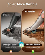 Premium imported oneisall animal grooming tool for ears face and rump.