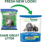 Fresh News paper bedding pellet texture close up