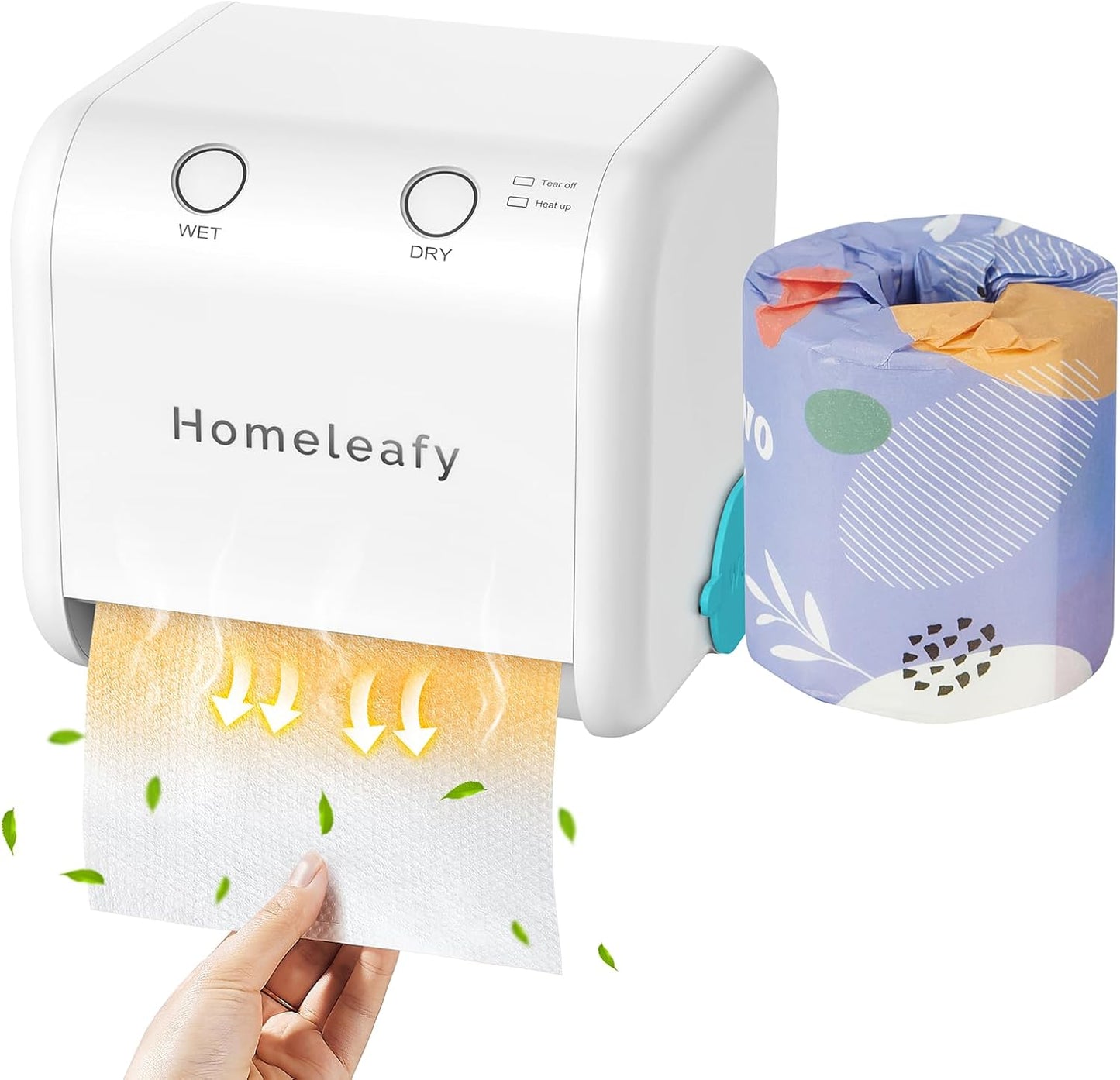 2-in-1 Auto Dry&Wet Wipes Warmer, 3s Smart Dry-to-Wet Warming Technology Portable Wipes Dispenser with Clean Light&Mist Control,Desktop/Wall Mounted Baby Diaper Warmer for Newborns,Outdoor - Image 1