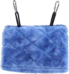 Vktech(R) Plush Snuggle Bird Hammock Hanging Snuggle Cave Happy Hut Bird Parrot Hideaway Size M (23.5 * 22cm) (Blue) - Image 5