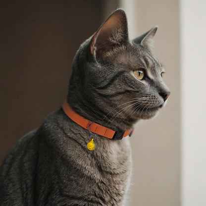 BUDKAS authentic leather pet accessory highlighting the flexible soft inner strap material