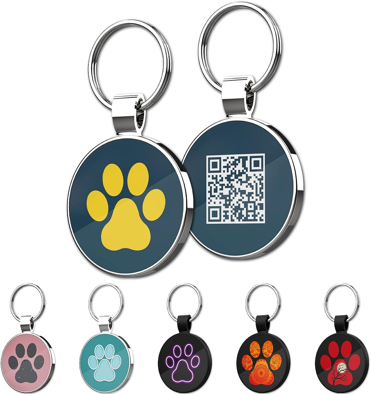 MYLUCKYTAG QR Code Pet ID | Personalized Dog & Cat Collar Tag | Online Profile with Instant Scanned Location Alert Email - Image 15