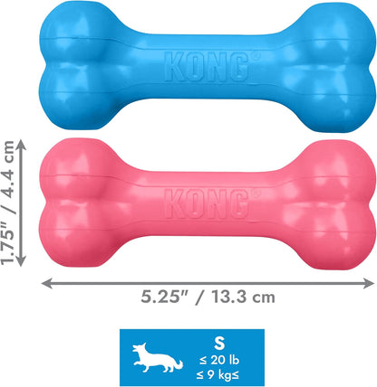 KONG Puppy Goodie Bone side profile interactive stuffable puppy chew toy