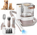 Mavpet Dog Grooming Kit and Vacuum front view showcasing the complete pet hair suction system.