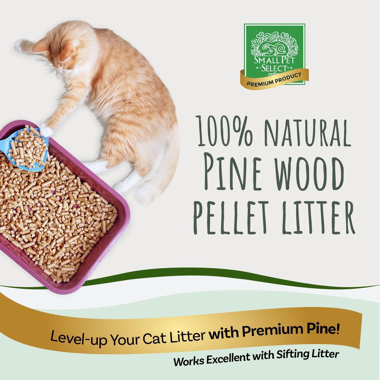 Small Pet Select bedding inside a rabbit habitat