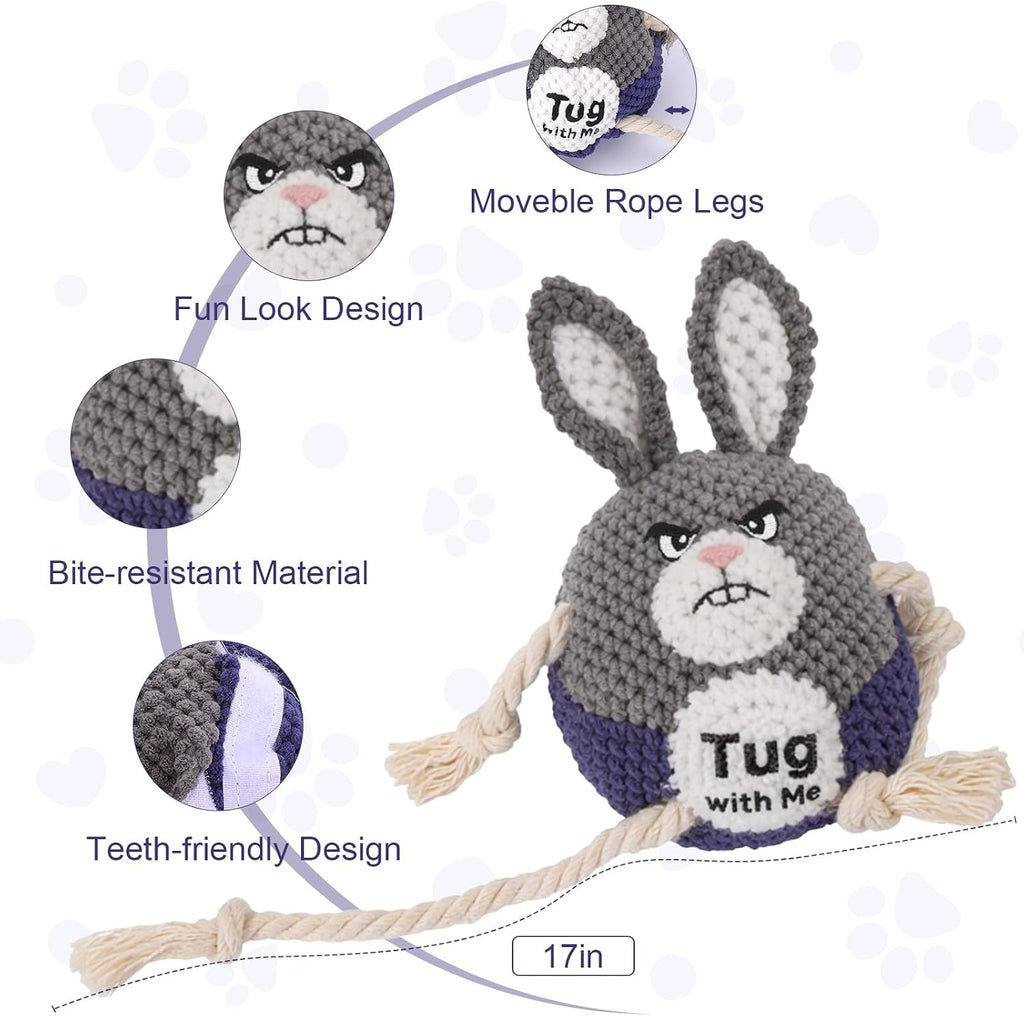 Packaging and included accessories for the BABORUI interactive recording dog toy