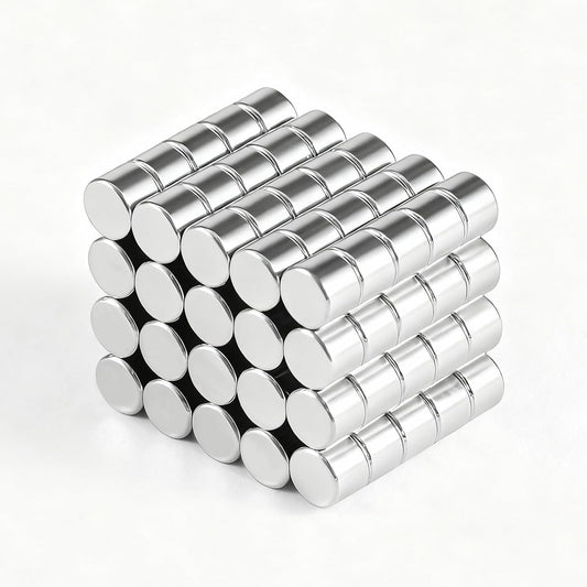 Xeaohesy 100 pieces mini round magnets front view