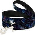 Buckle-Down Galaxy Collage Dog Leash front view
