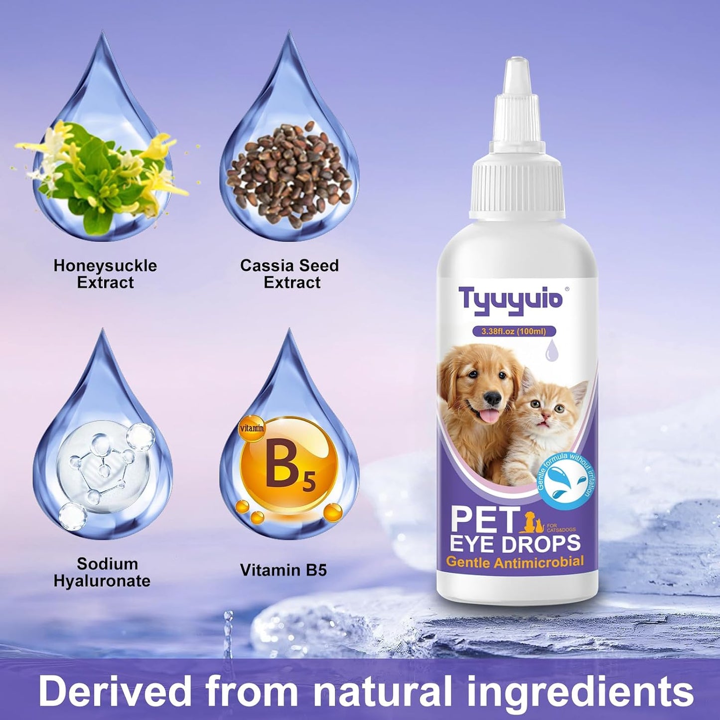 Tyuyuio tear stain cleaner application for dogs and cats