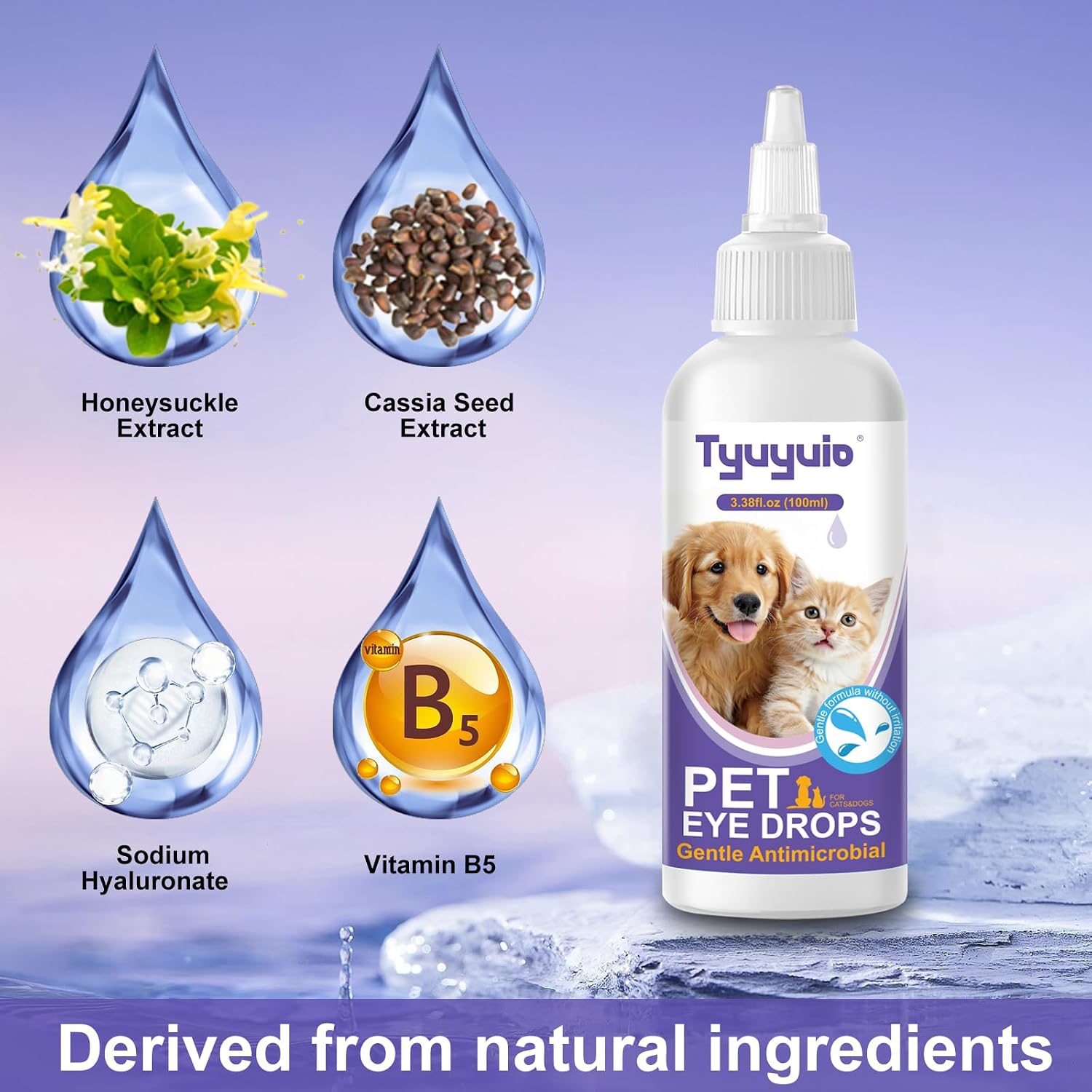Tyuyuio tear stain cleaner application for dogs and cats