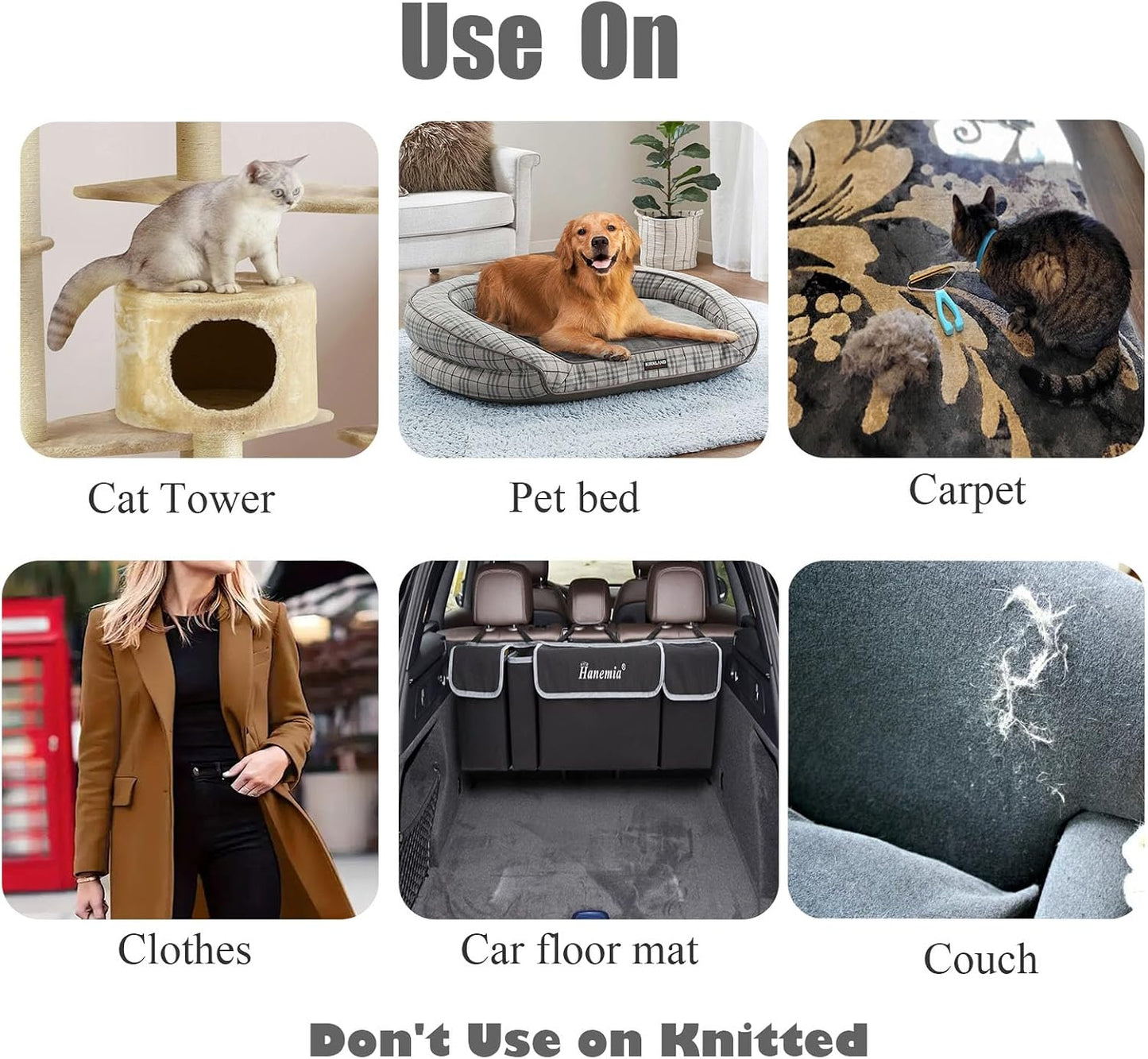 Mbotirosa hair remover cleaning cat fur from carpet