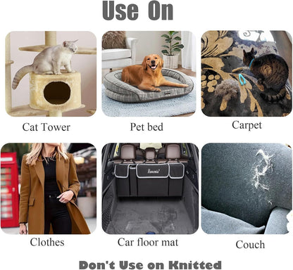Mbotirosa hair remover cleaning cat fur from carpet