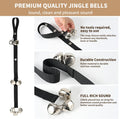 Close up of Luckyiren silver bells for dog training