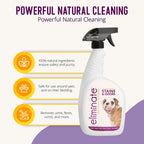 Health Extension enzymatic cleaner bottle showing natural ingredient label