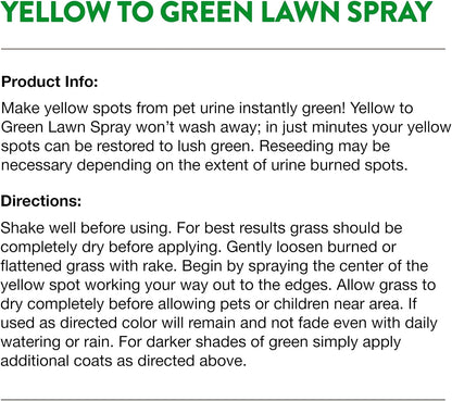 Close up of NaturVet lawn spot repair spray nozzle