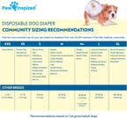 Paw Inspired ultra protection pet diapers 32 count packaging