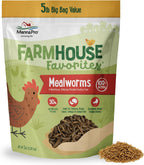 Authentic USA sourced Manna Pro mealworms packaging