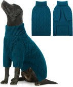 Small Dog Sweater, Turtleneck Dog Sweater for Cold Weather, Puppy Knitwear Pullover for Christmas Thanksgiving, Pet Winter Knitted Sweatshirt for Pug Dachshund, Red S - Image 15
