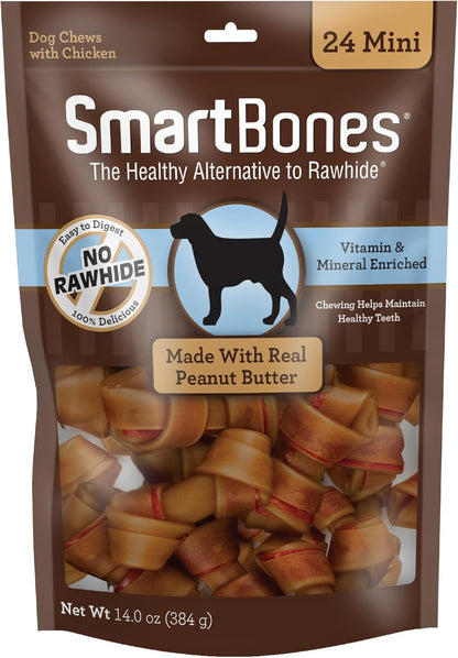 SmartBones Mini Bones with Real Chicken 56 Count, Rawhide-Free Chews for Dogs - Image 15