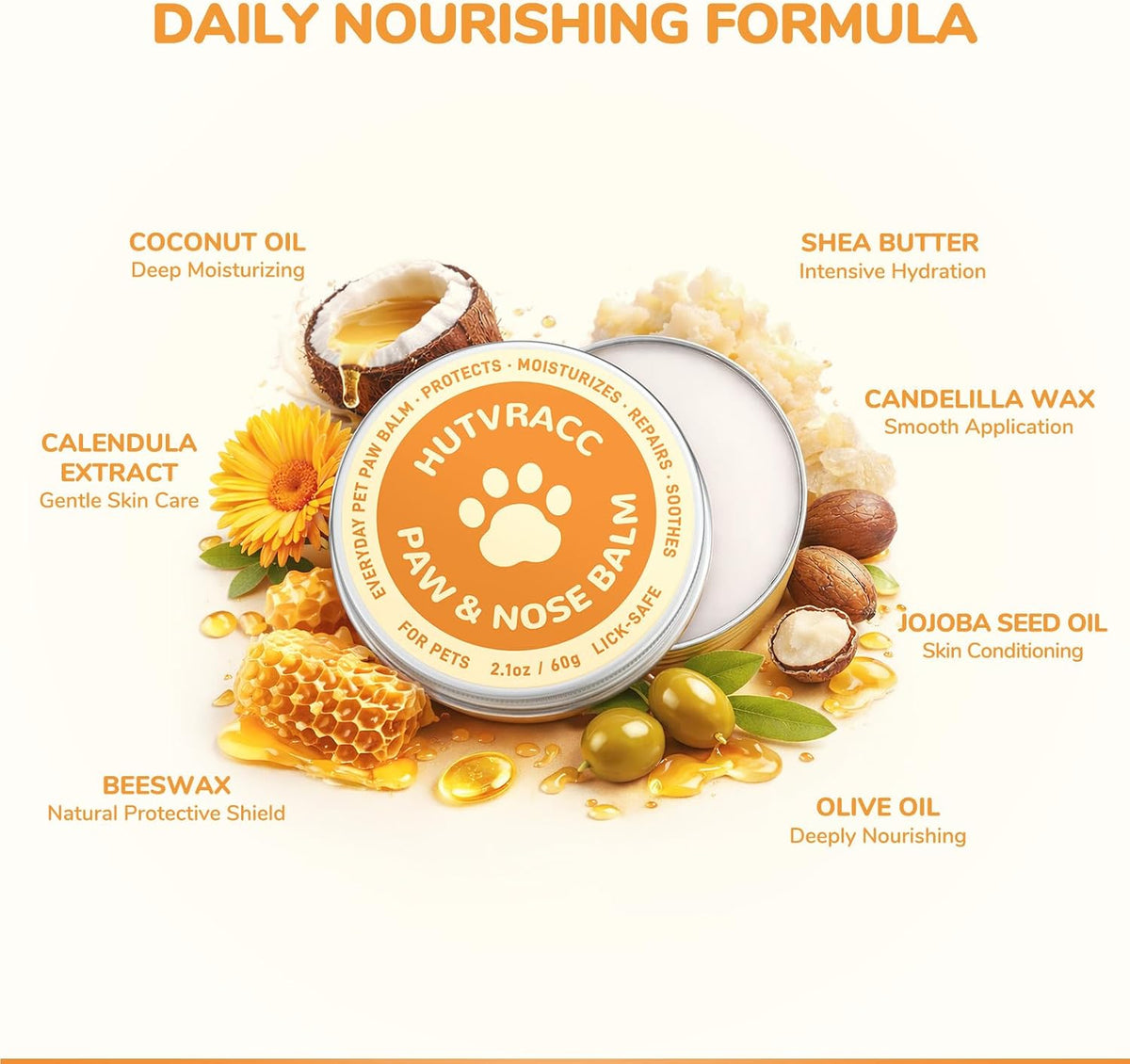 Lick safe nose and paw ointment for pet grooming