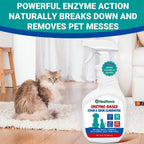 Non toxic pet odor eliminator safe for home family use.