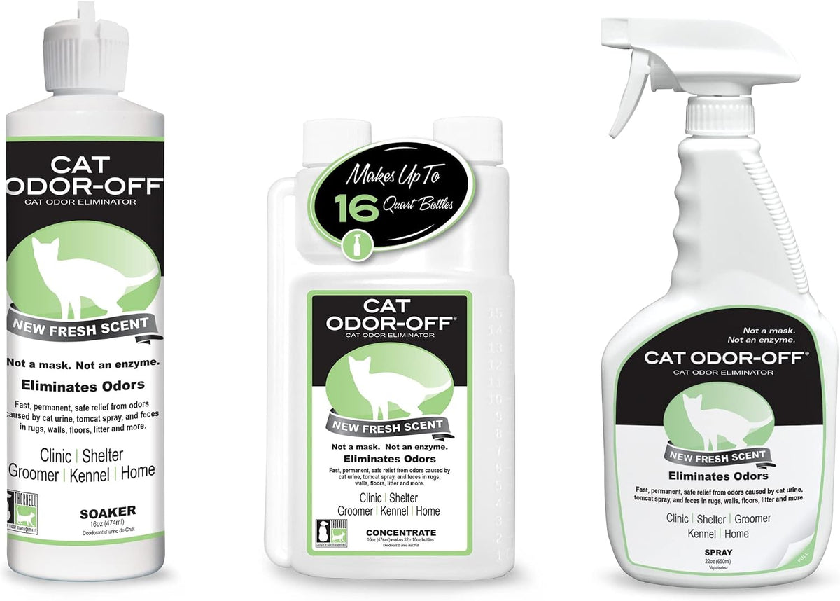 Odorcide Thornell Cat Odor Off Concentrate packaged for shipping