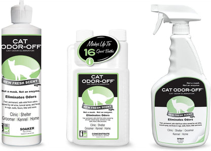 Odorcide pet care cat litter box deodorizer liquid solution