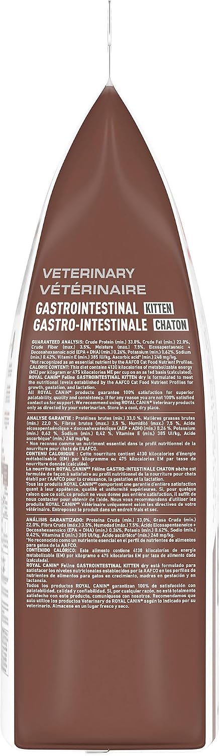 Royal Canin Veterinary Diet Feline Gastrointestinal Kitten Dry Cat Food, 4.4 lb Bag - Image 15