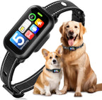 Bark Collar for Small Medium Large Dogs 8-100lbs | Upgraded Smart AI Anti Barking Collar w/AirTag Holder, 5 Modes (Beep/Vib/Safe Shock), Adjustable Sensitivity, Bark Counter, Rechargeable Waterproof - Image 10